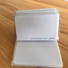 500 шт./лот TK4100 4102/EM 4100 чип RFID 125 кГц пустые карты тонкий ПВХ идентификационная смарт-карта