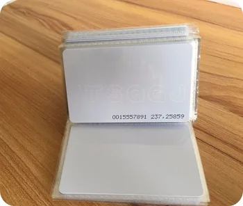 

500pcs/lot TK4100 4102 /EM 4100 chip RFID 125KHz blank card Thin PVC ID Smart Card
