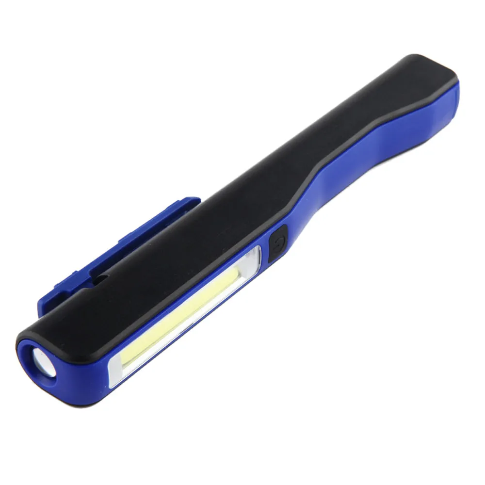 Высококачественный светодиодный фонарик COB с клипсой магнитный USB фонарь для