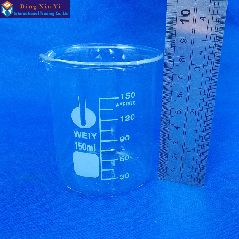 1 Pc 150 Ml Laboratorium Glass Beaker Kaca Ukur Gelas Glass Types Glass Manufactoryglass Bowls For Floating Candles Aliexpress