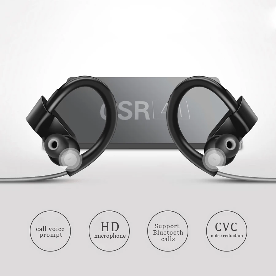 FBYEG Bluetooth Earphone wireless headphones Bluetooth Sport headset Sweatproof Earbuds Bass Noise cancelling With Mic For phone