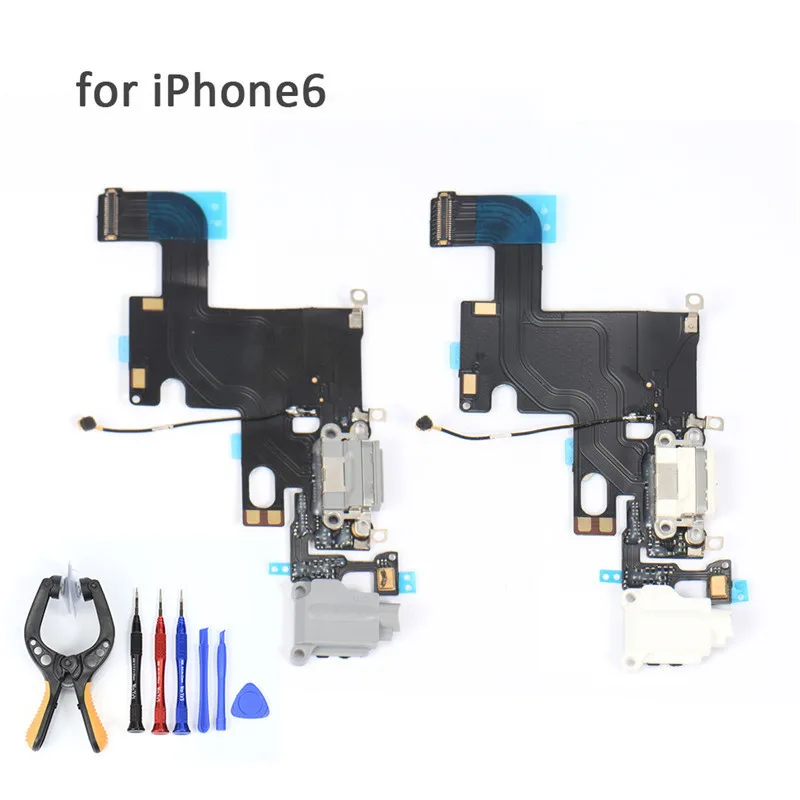 

Tail Plug Flex Cable Repair Spare Parts for iPhone 6 Audio Flex Cable Earphone Flex Cable Charging for iPhone6 Replacement 1Pcs