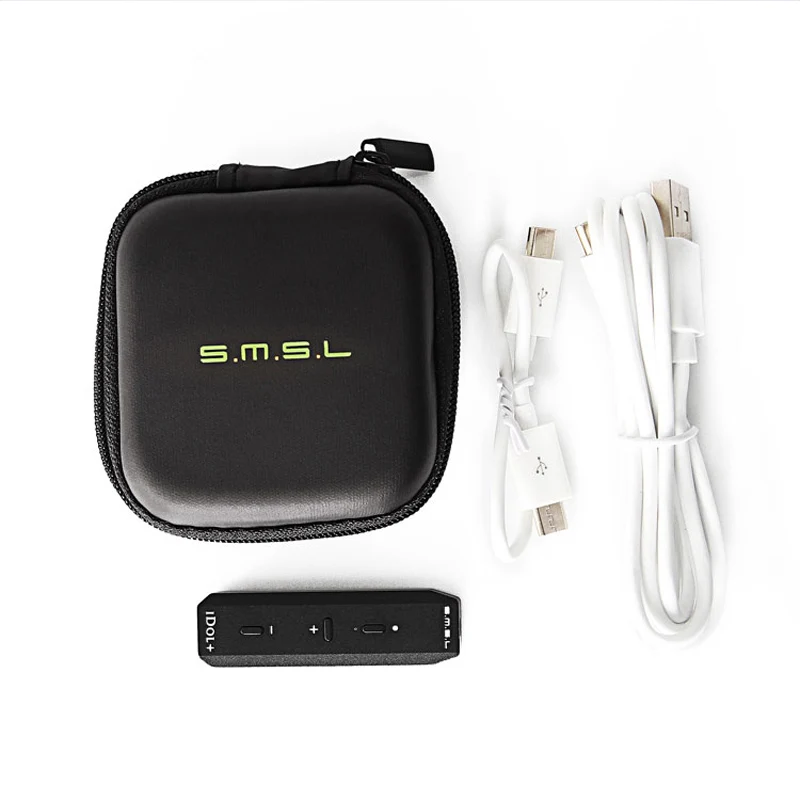 

SMSL IDOL+ Portable Mini USB Audio DAC And Headphone Amplifier Mirco USB DAC Support OTG 24bit/192KHZ MAX97220A VT1620A