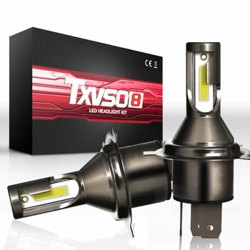 

2 PCS car headlights mini LED H4 Car Light Bulbs headlight kit car 12V LED lamp 55W 10000LM/Bulb