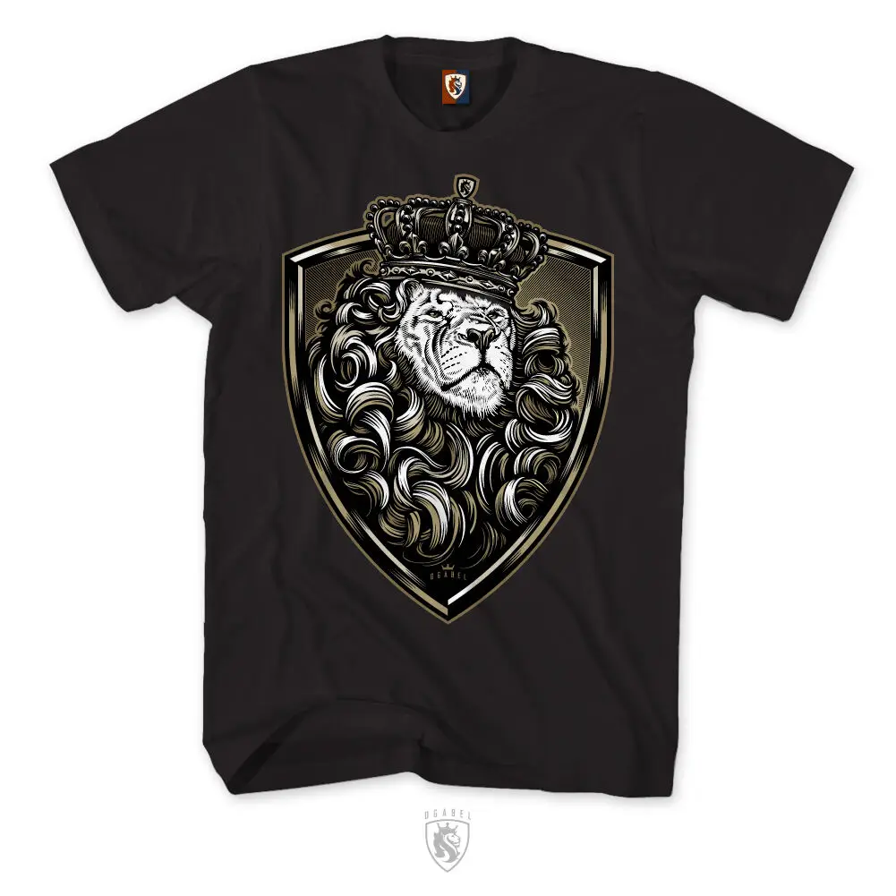 Ogabel Og Abel Crown Shield Lion King Of Jungle Tattoo Skater Mens Shirt A0411 T Shirts Aliexpress