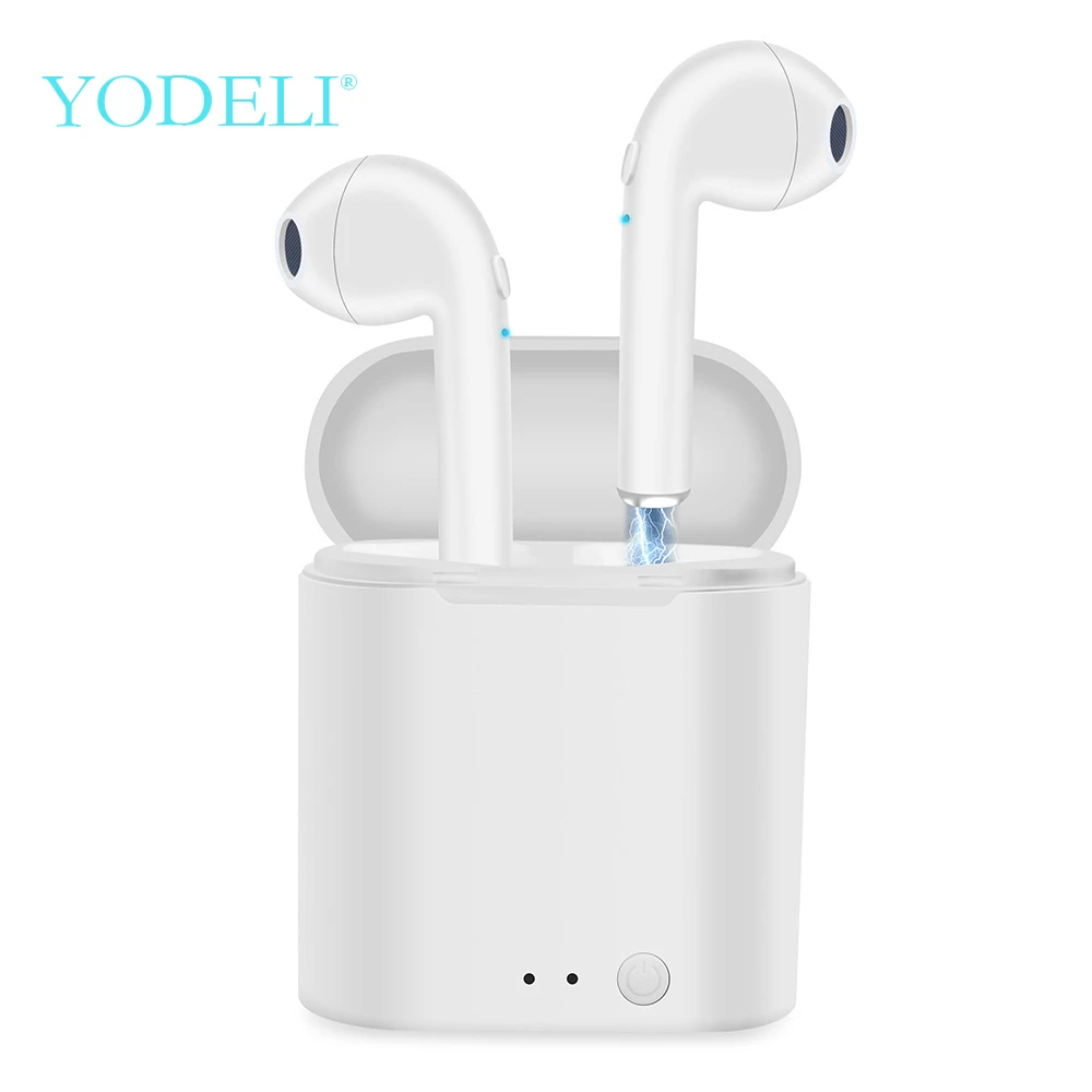 

i7s tws Mini Bluetooth Earbuds Invisible Handsfree Wireless Headphones Stereo Sport Earphone Headset with Charging Box for Phone