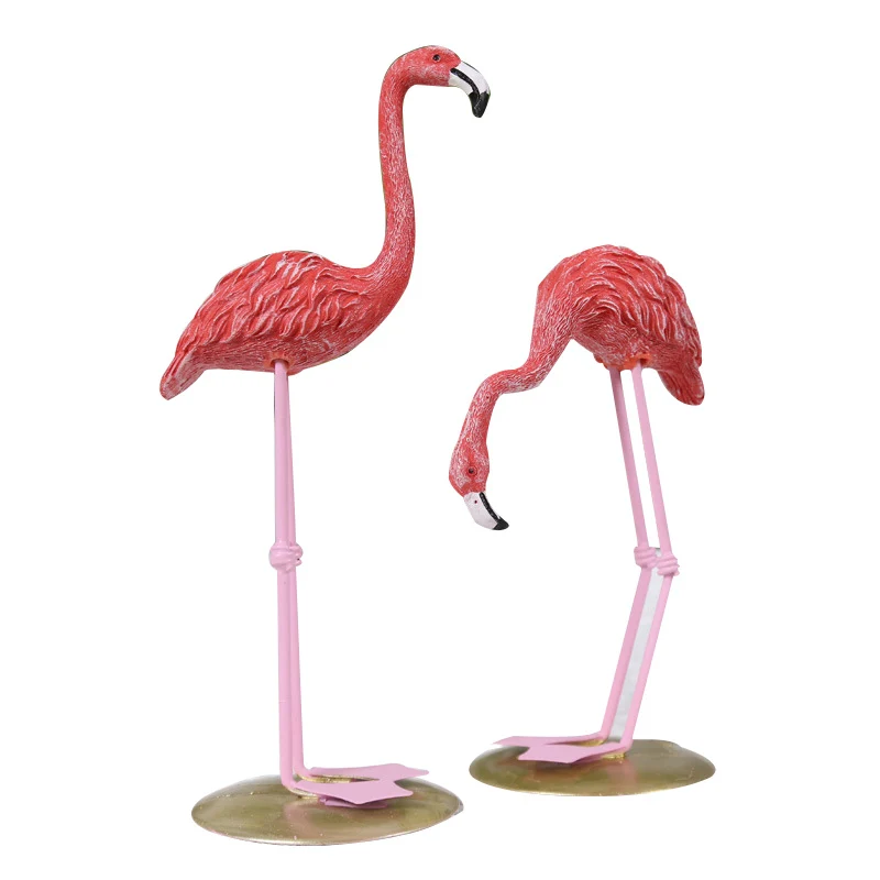 Kopen Nordic Home Decor Roze Flamingo Decor Beeldjes Flamingo Ornament Creatieve Hars Ambachten Geschenken Home Decoratie Accessoires Moderne