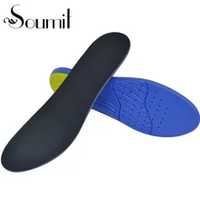 Soumit, полиуретановая пена, профессиональные дезодорирующие стельки, амортизация, спортивная обувь, стельки для мужчин и женщин, облегчающие боль в ногах, уход за ногами