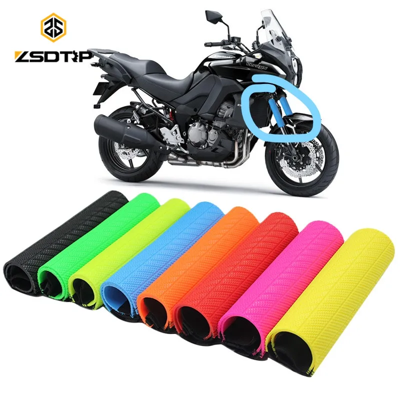 

ZSDTRP new PVC Rubber colors motor front shock absorber cover universal all brand motor