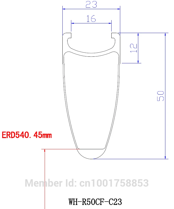 Новое поступление 700C 50 мм Дорожный гоночный велосипед 3 K twill Полный карбоновый клинчер для велосипеда обод колеса легкий 23 25 мм ширина