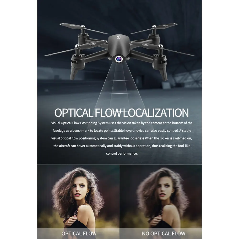 S165 Интеллектуальный Радиоуправляемый Дрон WIFI FPV 720 P/1080 P/2 K HD Двойная камера долгое