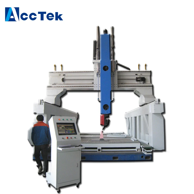 

italy hsd spindle cnc woodworking machinery, 5 axis cnc cutting machine 6040, 5 axis wood carving cnc router
