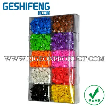 

free shipping 1000pc 8mm clip open rings for pigeons