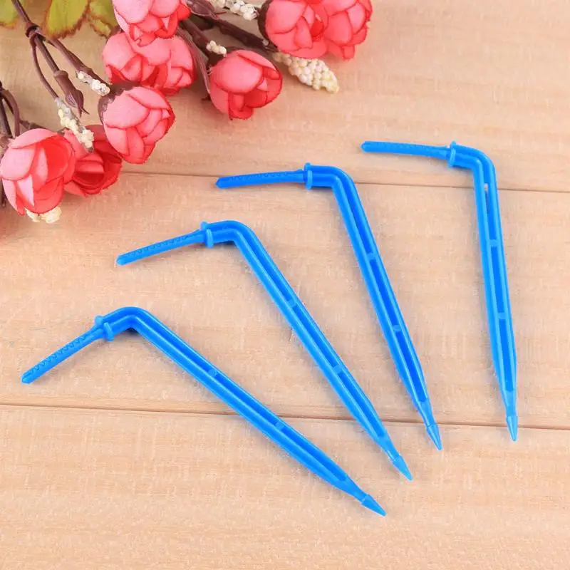 50pcs/Lot Hose Drip Emitter Bend Arrow Plants Irrigation Dripper Garden Fittings Irrigation System connectors 50pcs/Lot Hose Drip Emitter Bend Arrow Plants Irrigation Dripper Garden Fittings Irrigation System connectors