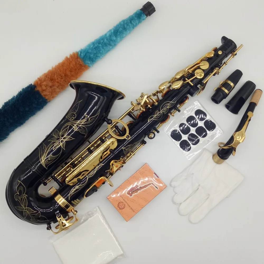 

Brand New French Alto Saxophone R54 Black Plated Sax Alto Musical Instruments Professional R54 Included Case