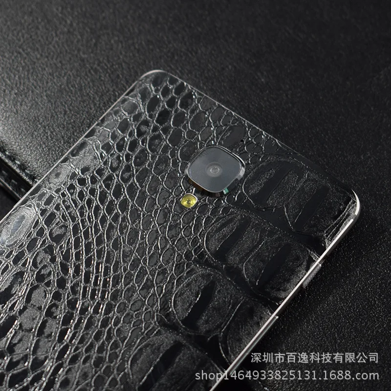 

Crocodile Snakeskin Pattern Decorative For ONEPLUS 3T Phone Protector Oneplus 3 3T Oneplus3 Back Film Stickers With Gift