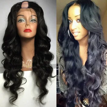 

Simbeauty 250 Density Glueless Body Wave U Part Wigs 100% Human Hair 100% Unprocessed Brazilian Remy Hair Left Side Part Wig