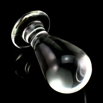 Transparent glass butt plug big anal balls dilator ass plug sexual toys large butt plugs sex toys for woman buttplug anal plug 4