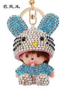 Cartoon crystal Rhinestone Hello  Kitty  Monchichi 