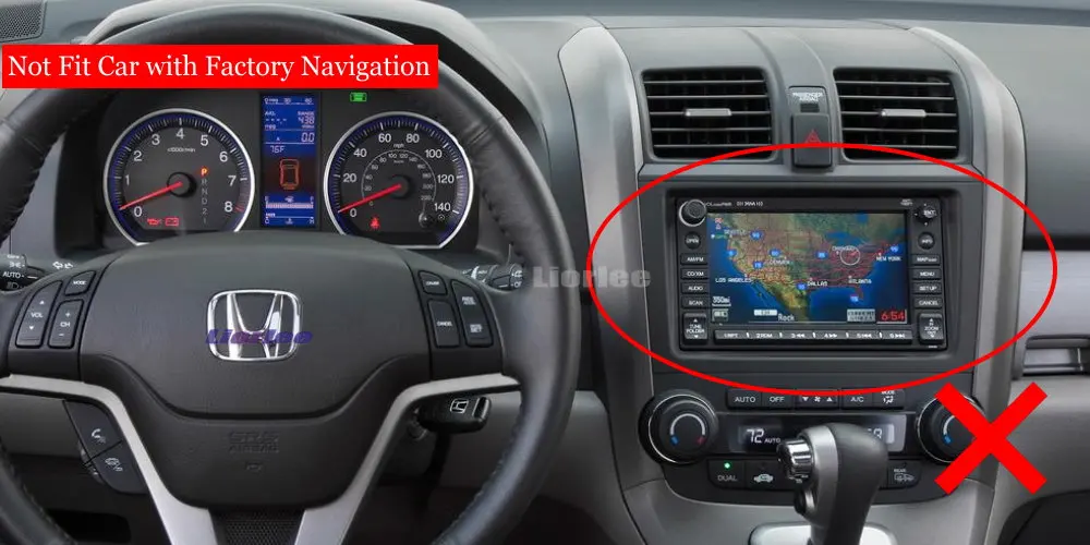 Perfect For Honda CR-V CRV 2006~2012 GPS Navigation Carplayer Android System RockChip PX5 1080P 9" HD IPS LCD Screen Radio Head Unit 6