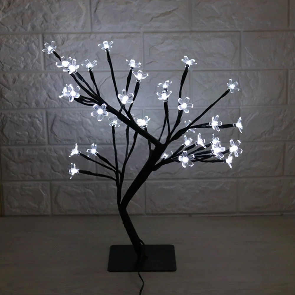 

Tree Branch Lights LED Cherry Blossom Lamp 36 Bulbs Christmas Vase Coffee Floral Lamp Decorative Light Wedding Home Bar Decor