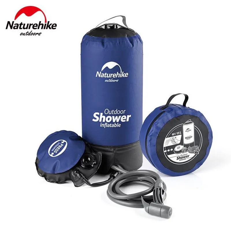 

NatureHike 11L Water Bag Foldable Camping PVC Outdoor Shower Bag Outdoor Camping Travel Hiking Climbing BBQ Picnic Water Storage