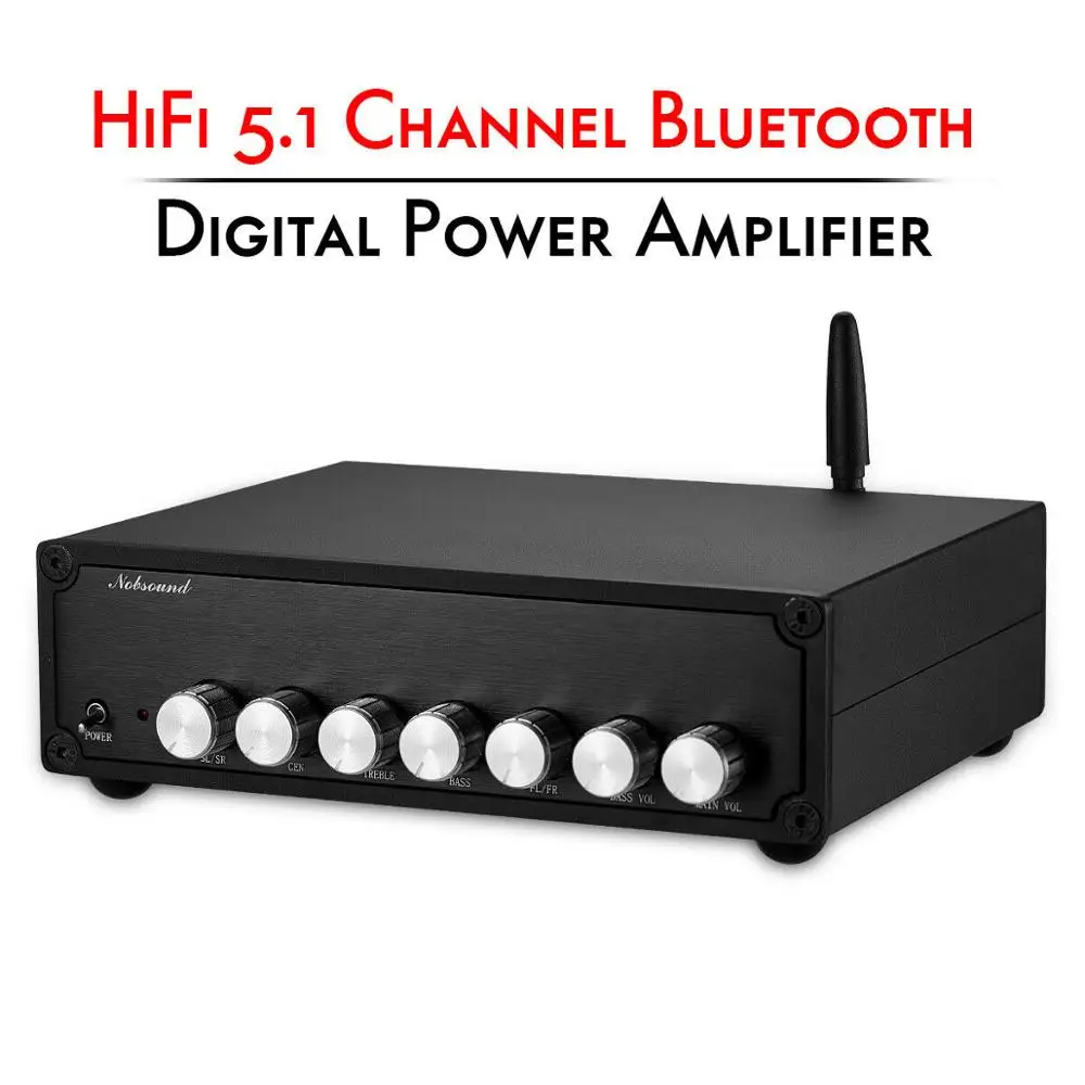 2019 последний Nobsound HiFi 5 1 канал Bluetooth 4 2 TPA3116 цифровой усилитель мощности домашний