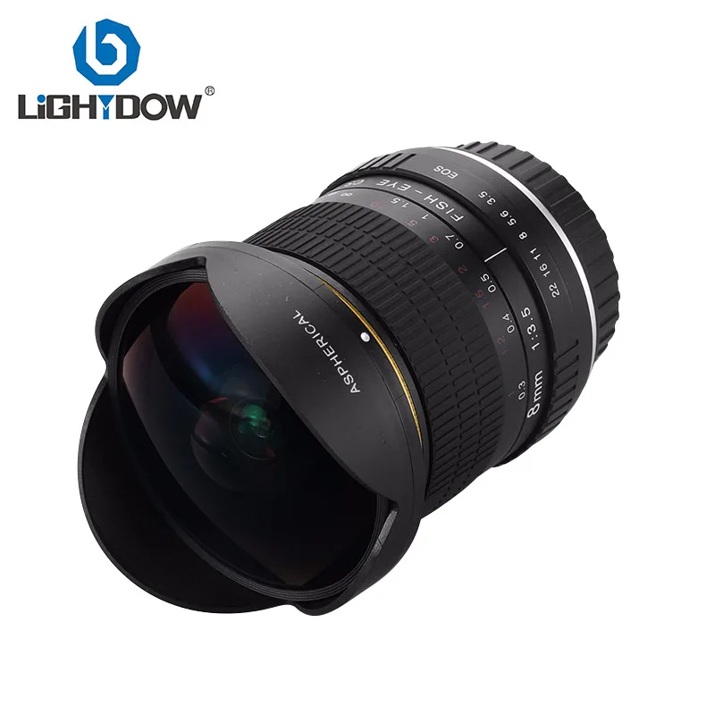 Объектив рыбий глаз 8 мм супер широкоугольный объектив для рта Canon|Объективы