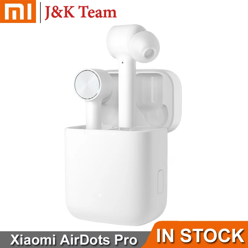 Xiaomi Airdots Pro Bluetooth гарнитуры Xiaomi беспроводные наушники 10 часов рабочего времени Голосовое управление шумоподавление управление краном