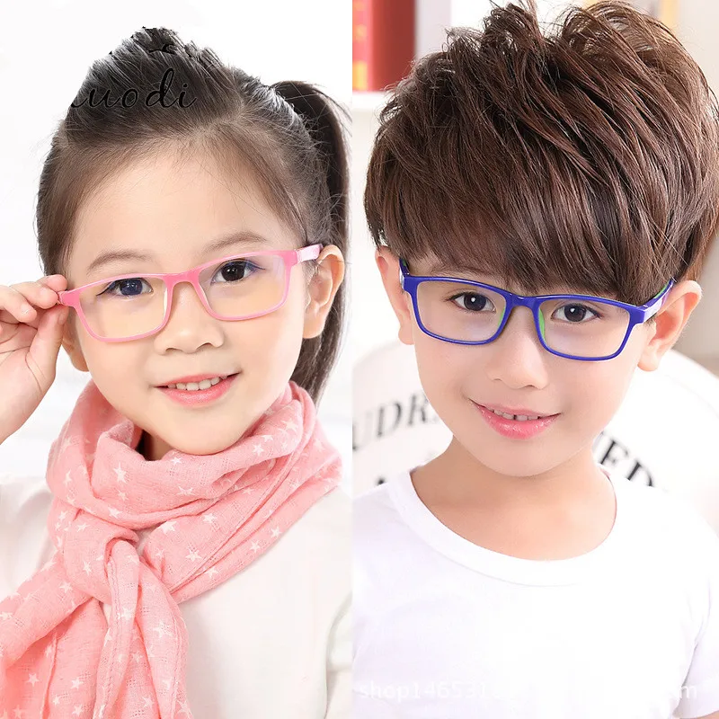 Яркие цвета, безопасные очки, детские оправы, очки для детей TR90, близорукость, амблиопия, дальнозоркость, оптические очки для девочек, оправа 908