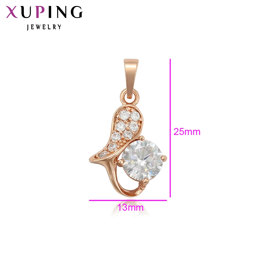 Xuping модное милое ожерелье подвеска романтическое изысканное ювелирное изделие для женщин девочек популярный дизайн Рождественский подарок S91.1-34042
