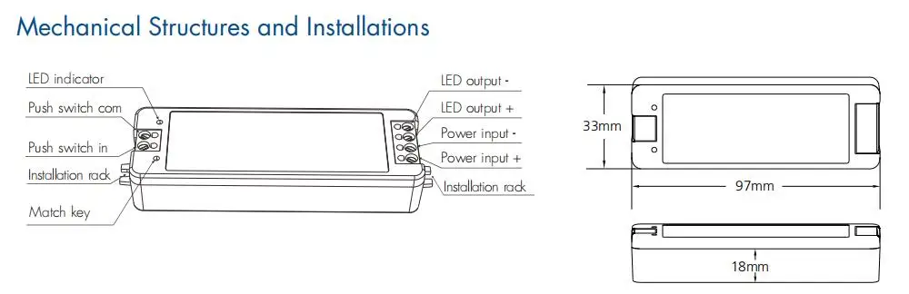 Светодиодный диммер 12V 5V 24V 36V 8A PWM Беспроводной РЧ светодиодный диммер переключатель вкл/выкл с 2,4G пульт дистанционного управления для одного Цвет Светодиодные ленты светильник