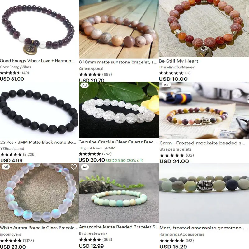 Natural Moss Agate Forested Matte Stones Beads Jewelry Making 6mm 8mm 10mm 12mm