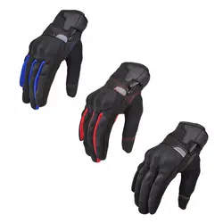 Летние дышащие мотоциклетные перчатки для мужчин с сенсорным экраном, электрические велосипедные перчатки для мотогонок, защитные