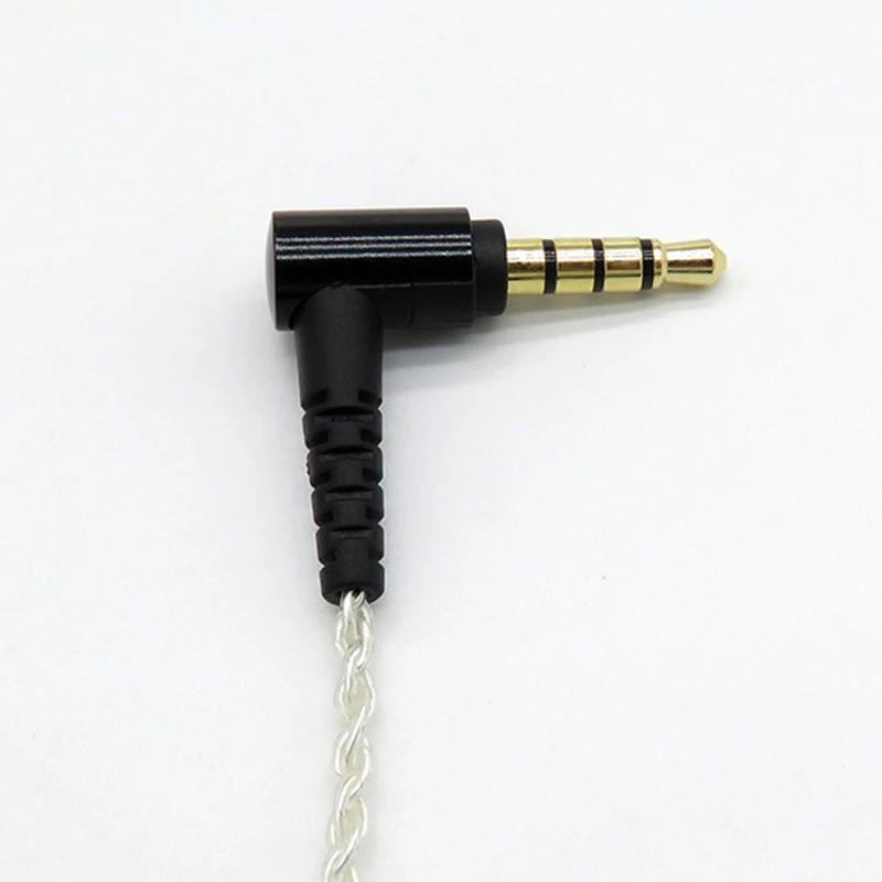 Замена DIY MMCX кабель с микрофоном для Shure SE215 SE535 SE846 UE900 наушники посеребренный кабель гарнитуры для iPhone xiaomi