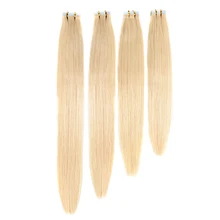 Doreen, машинное производство, Remy, водостойкие человеческие волосы для наращивания на ленте, 20 шт, 50 г/упак., шелковистые прямые волосы из ПУ кожи