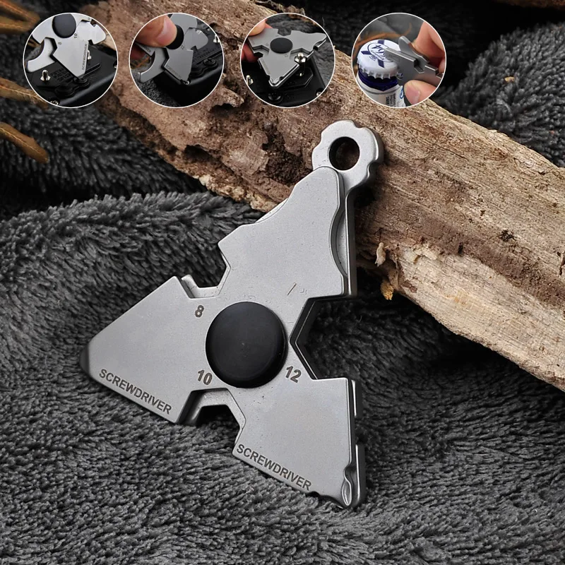 New Multi Function Stainless Steel Outdoor Survival Tool Self Defense