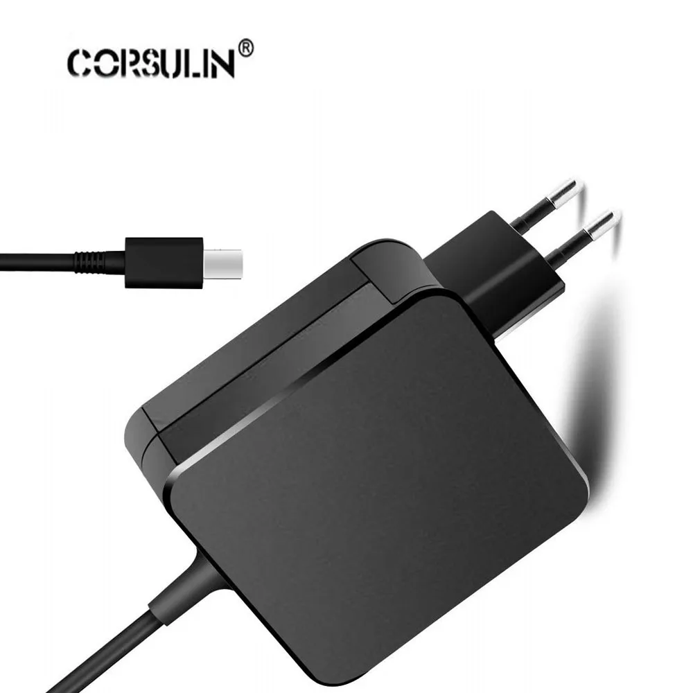 EU 65W USB C Charger Compatible For font b MacBook b font Air Pro Lenovo Asus