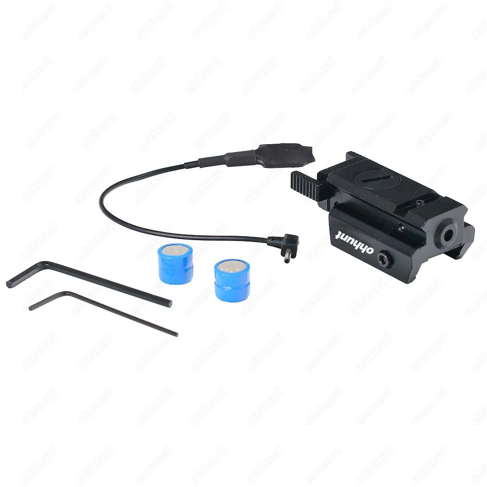 ohhunt Hunting Red Dot Laser Mini Compact Red Laser Sight with Picatinny Rail Mount for Tactical Riflescope Pistol Handgun  (5)