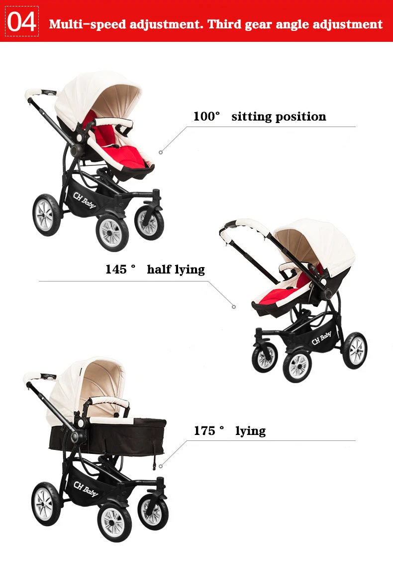 CHBABY коляска прогулочная Складная ударная двухсторонняя детская тележка детский зонт флагманская тележка весенне-летние модели