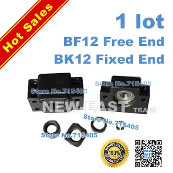 

Hot Sale # Fast delivery 1pc BK12 and 1pc BF12 Ball Screw SFU1605 (RM1605 Ballscrew) support for cnc