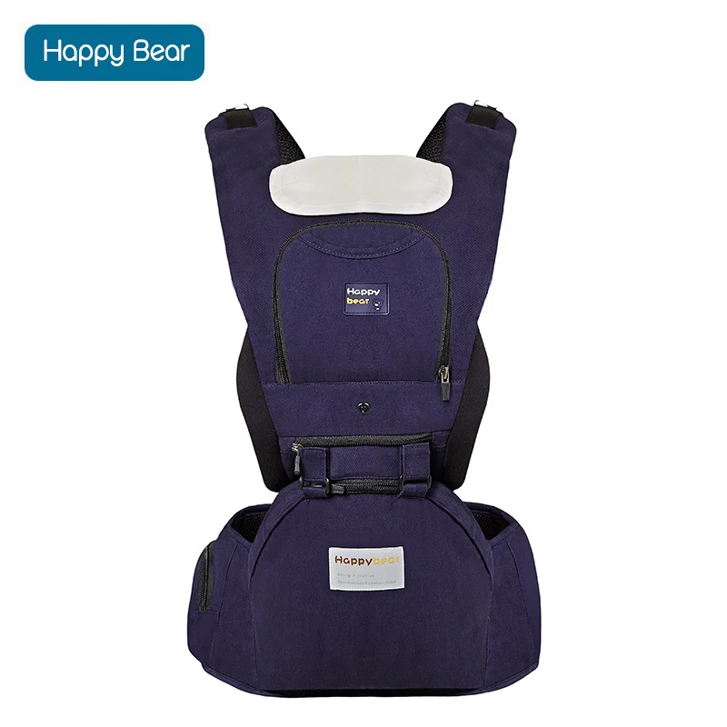 

HappyBear Breathable Baby Carrier Pure Cotton Infant Comfortable Sling Backpack Pouch Wrap Baby Kangaroo New Design 0-30 Months