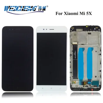 

5.5 inchs Tested For XiaoMi Mi 5X LCD Display +Touch Screen Assembly With Frame For Xiaomi 5x lcd Digitizer +free tools