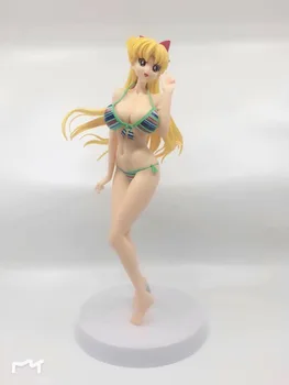 

Anime 30cm Sailor Venus Minako Aino figura Sailor Moon Pretty Guardian PVC Action Figure Collectible Model Kids Toys Doll