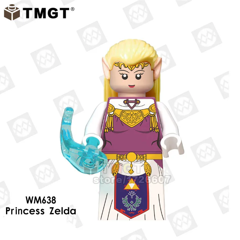 4 шт./компл. Link Princess Zelda break of the Wild WM6053 Dragon Ball Z trunks KT1020 строительные блоки кирпичи игрушки для детей подарок