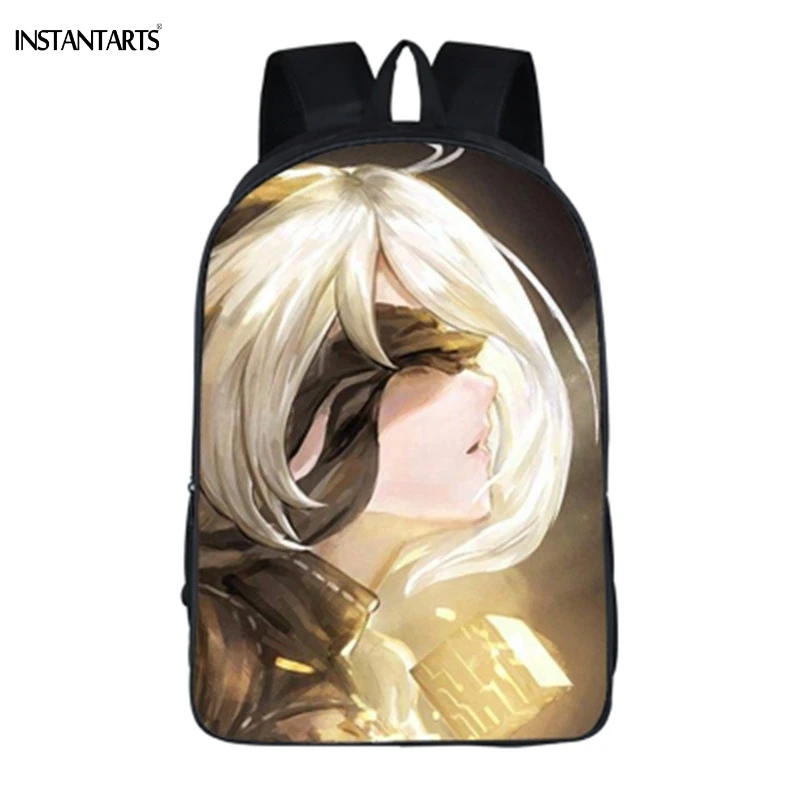 

INSTANTARTS Hot Japanese Anime Automata Print Boys Girls School Bags Orthopedic Schoolbag Backpacks for Teens Children Satchels