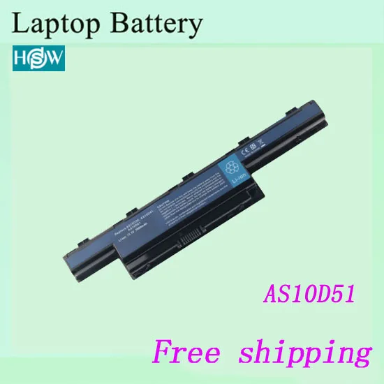 Аккумулятор для ноутбука Acer AS10D31 AS10D3E AS10D41 AS10D51 AS10D61 AS10D71 AS10D73 AS10D75 6600 мАч |