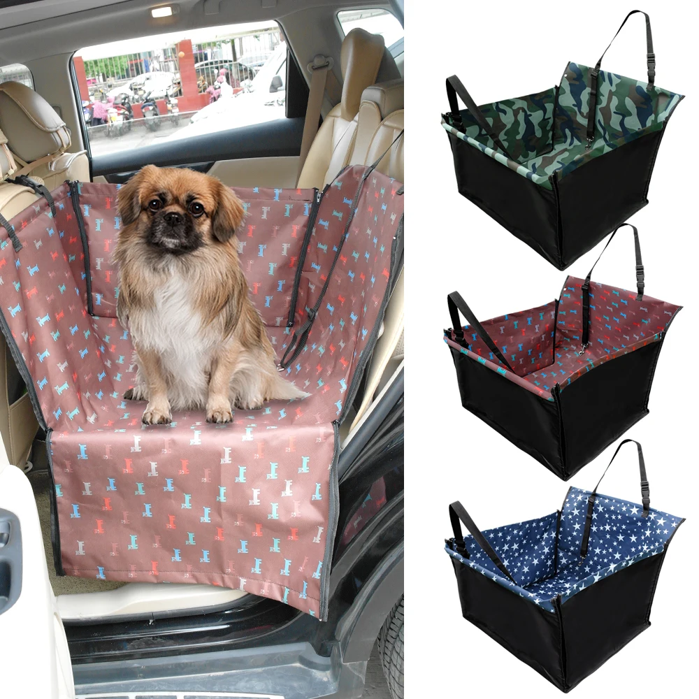 Водонепроницаемая переноска для домашних собак, сумка для автомобильного сиденья, одеяло, складной чехол для на автомобильное сиденье для перевозки собак, портативная Автомобильная дорожная сумка, аксессуары для домашних животных