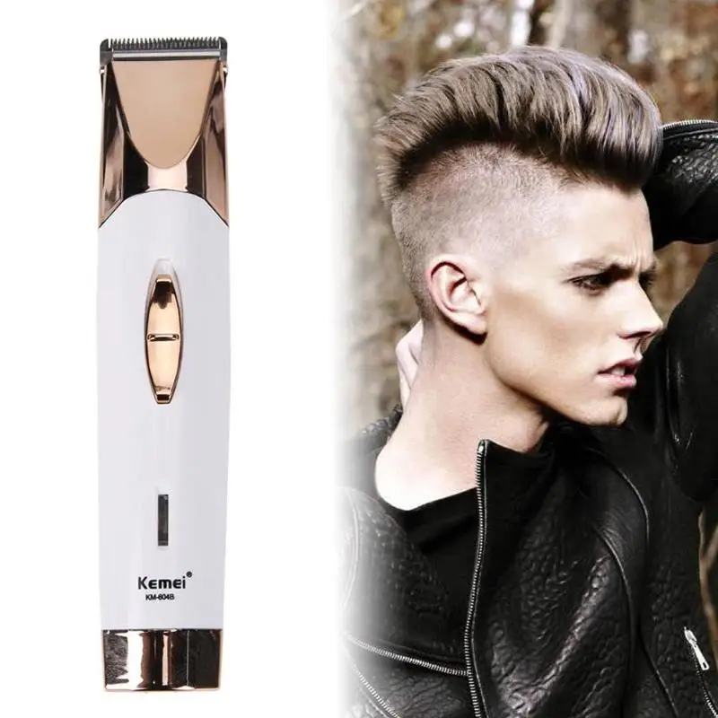 

Kemei KM-604B Electric Hair Trimmer Rechargable Hair Clipper Beard Sideburn Trimmer Shaver Shaving Razor Machine for Men