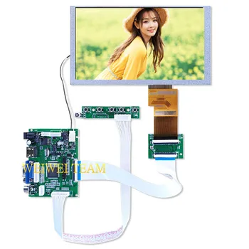 

HSD062IDW1-A00 LCD Display 6.2 inch Ultra Wide Panel 60 pins 800x480 with TTL To HDMI VGA Controller Board